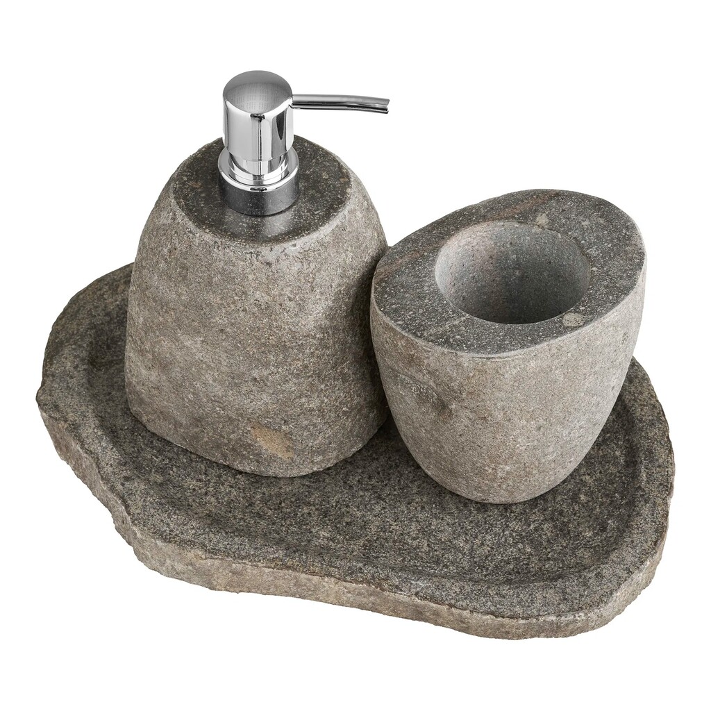 House Nordic Gara Badezimmer Waschbecken Set, Seifenspender, Becher online kaufen bei SKANDEKO (Ansicht 2)