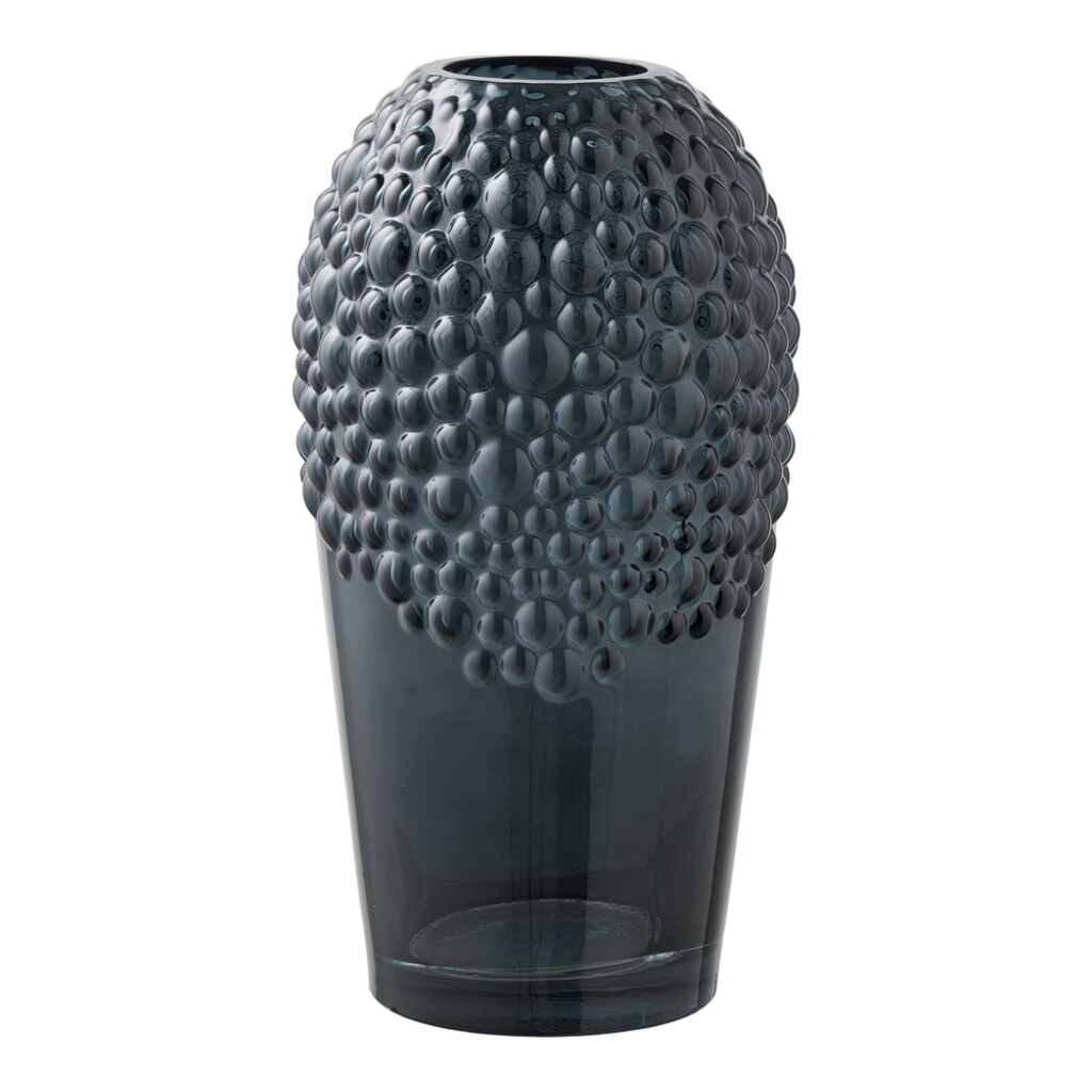 House Nordic Skandinavische Vase Glas, dunkelgrau online kaufen bei SKANDEKO