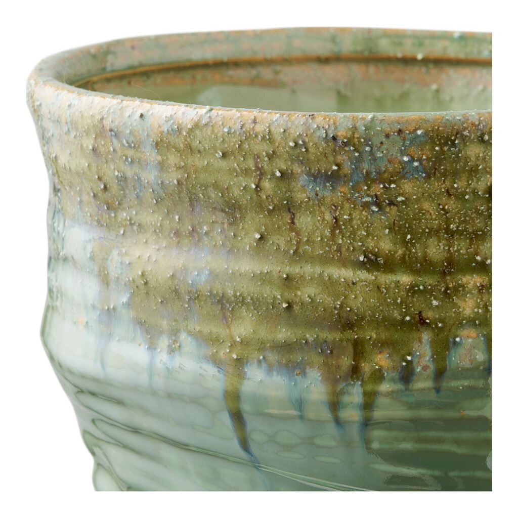 Keramik Vase Grün