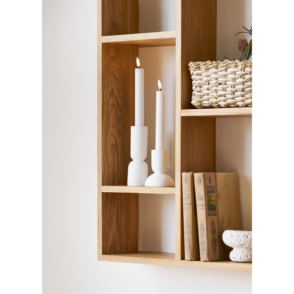 House Nordic Kerzenhalter im 2er Set Limestone online kaufen bei SKANDEKO (Ansicht 2)