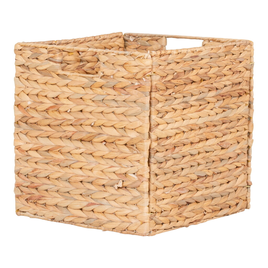 House Nordic Passo Korb 30x30x30 cm | Wasserhyazinthe Faltkorb online kaufen bei SKANDEKO