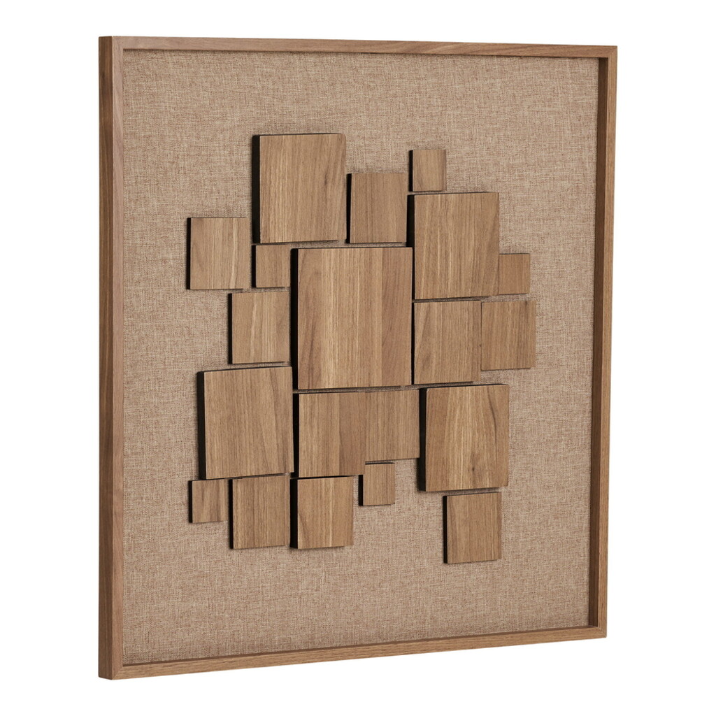 House Nordic Relief Wanddekoration Gala Braun 60x60 cm online kaufen bei SKANDEKO