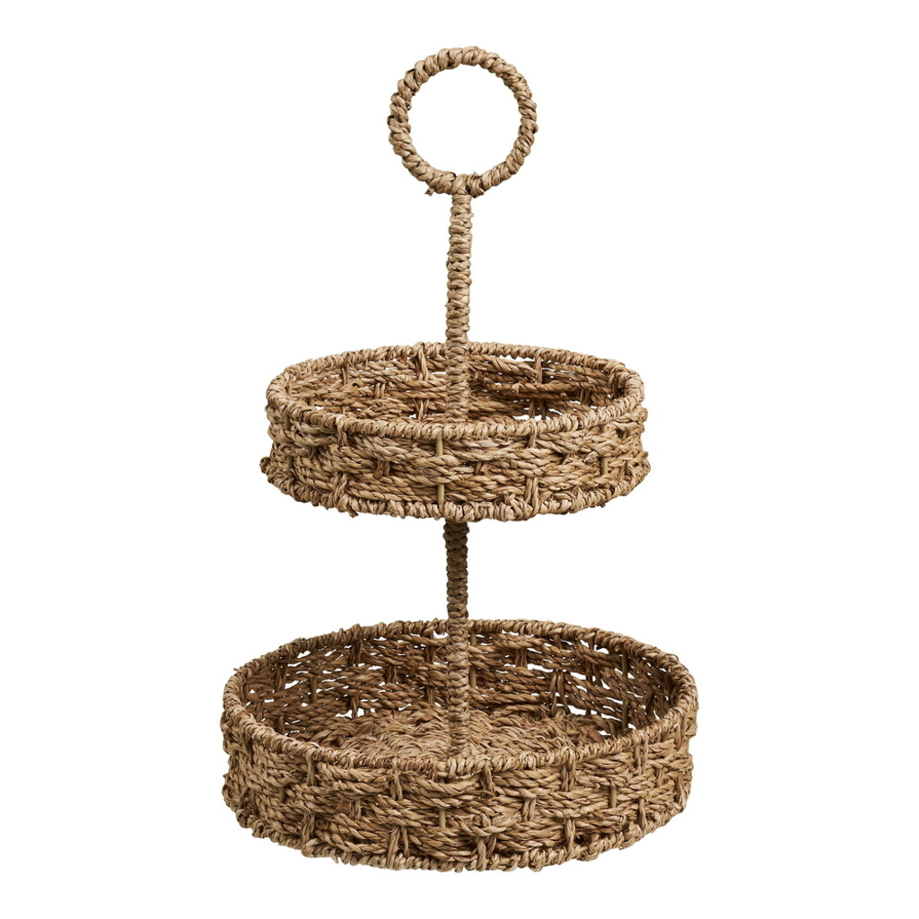 House Nordic Rifbjerg Tablett Seegras Natur Etagere online kaufen bei SKANDEKO