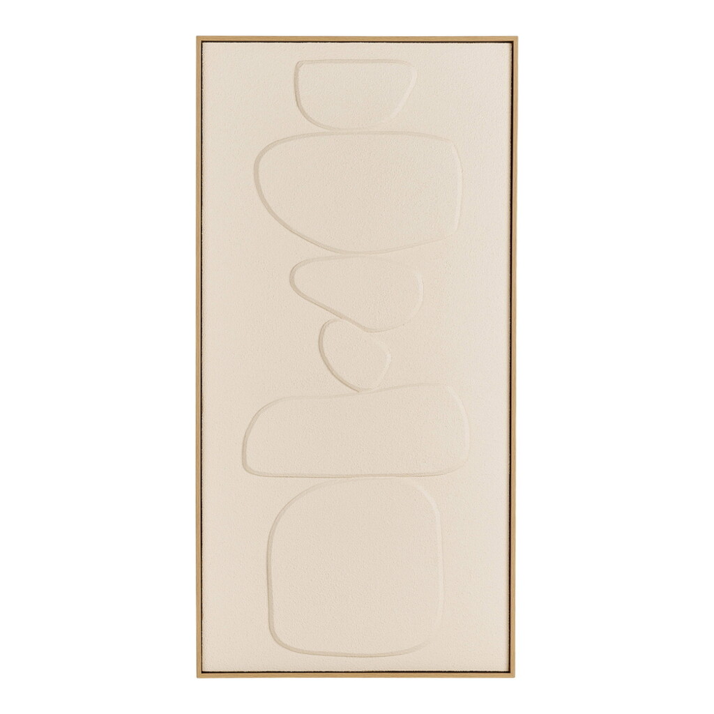 House Nordic Victoria Relief Wanddekoration Beige 60x120 cm online kaufen bei SKANDEKO