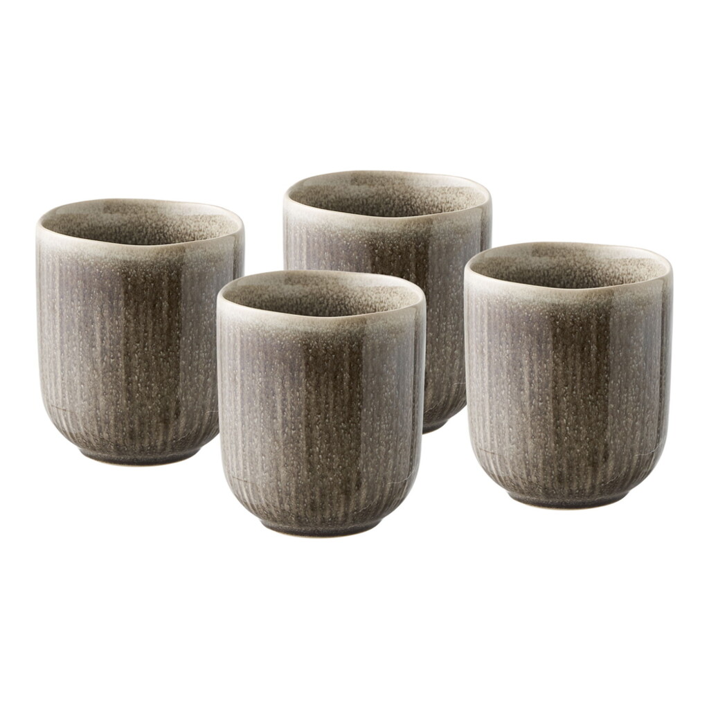 House Nordic Viola Mug Mug Grau 4er Set online kaufen bei SKANDEKO