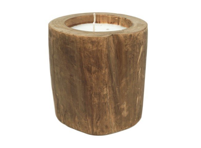 HSM Collection Baumstammkerze Teakholz online kaufen bei SKANDEKO