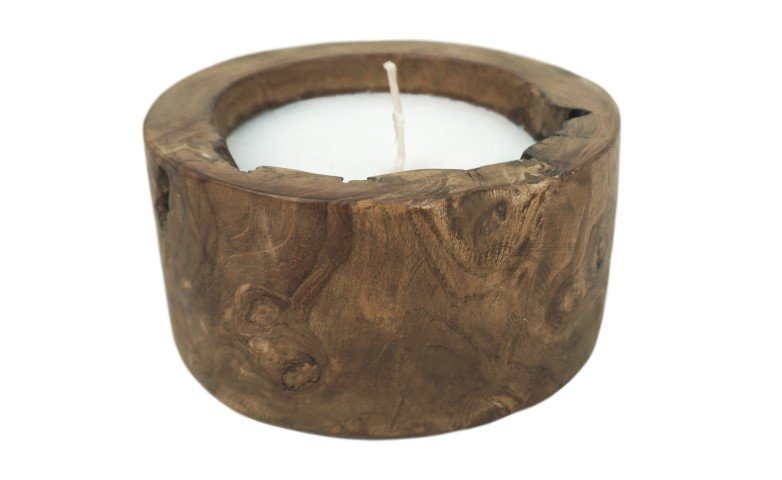 HSM Collection Baumstammkerze Teakholz online kaufen bei SKANDEKO (Ansicht 2)