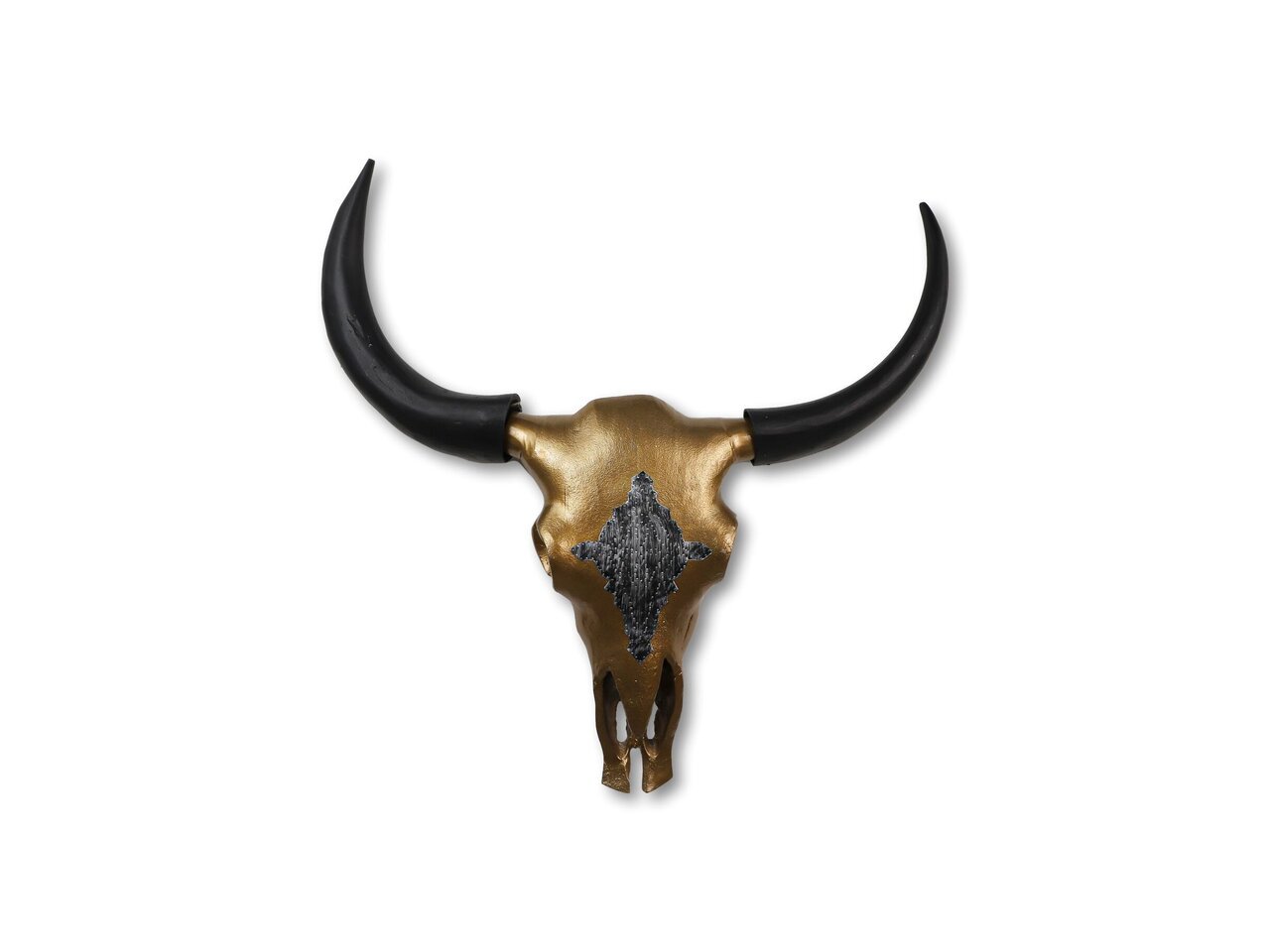 HSM Collection Büffelkopf Gold/Schwarz Metall online kaufen bei SKANDEKO