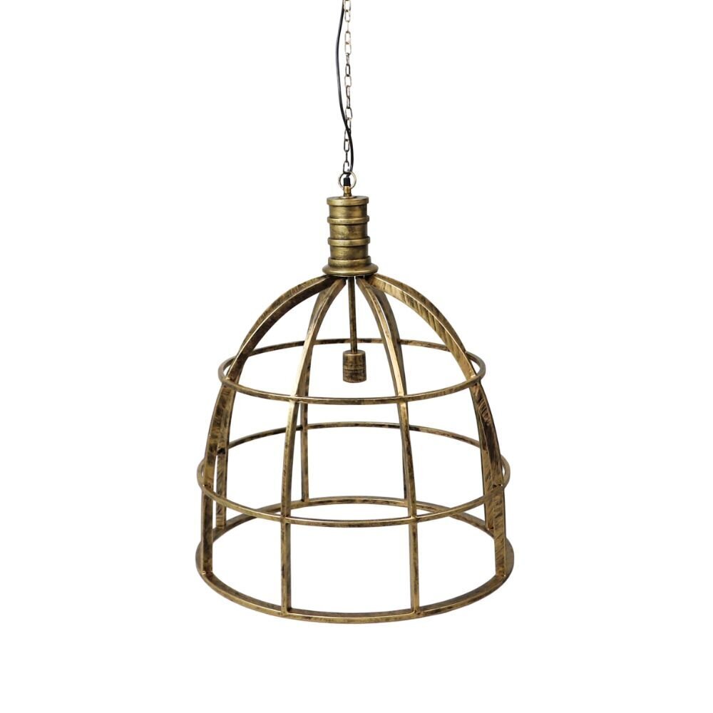 HSM Collection Hängelampe Gold Metall online kaufen bei SKANDEKO