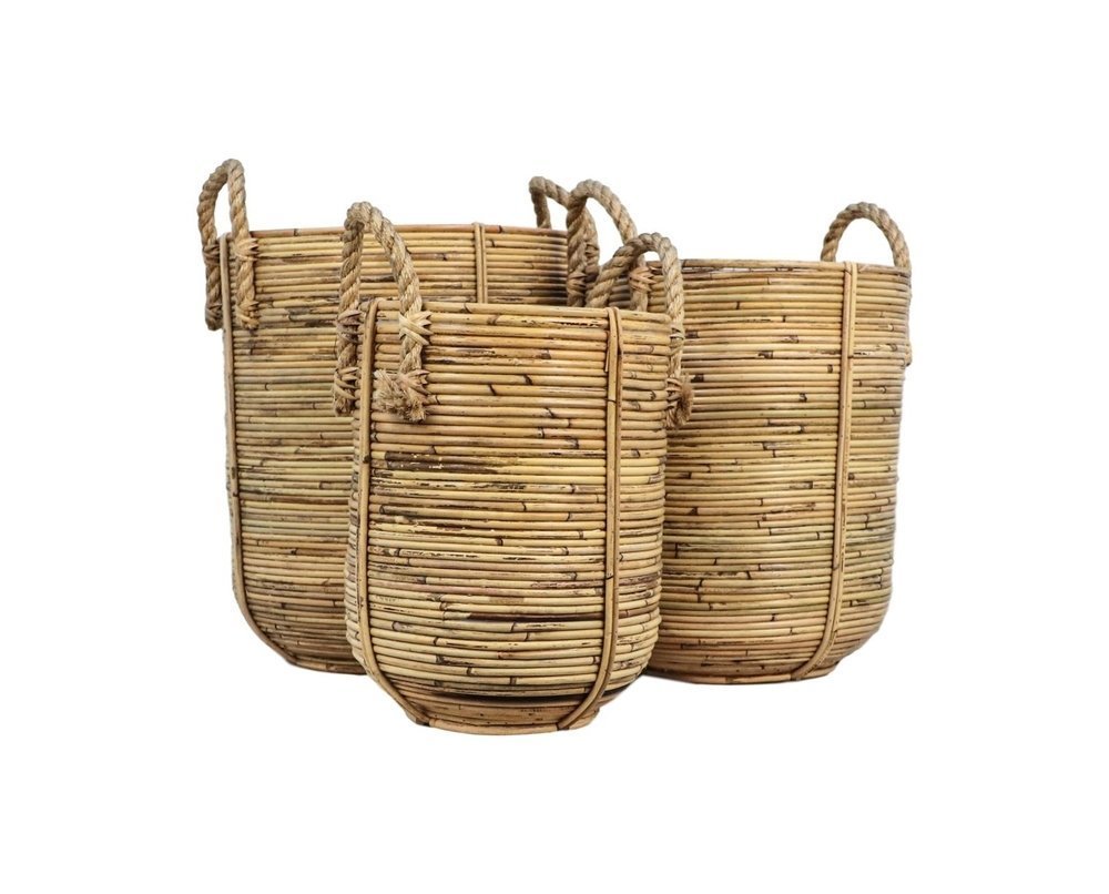 Korbset Kika Rattan 3er