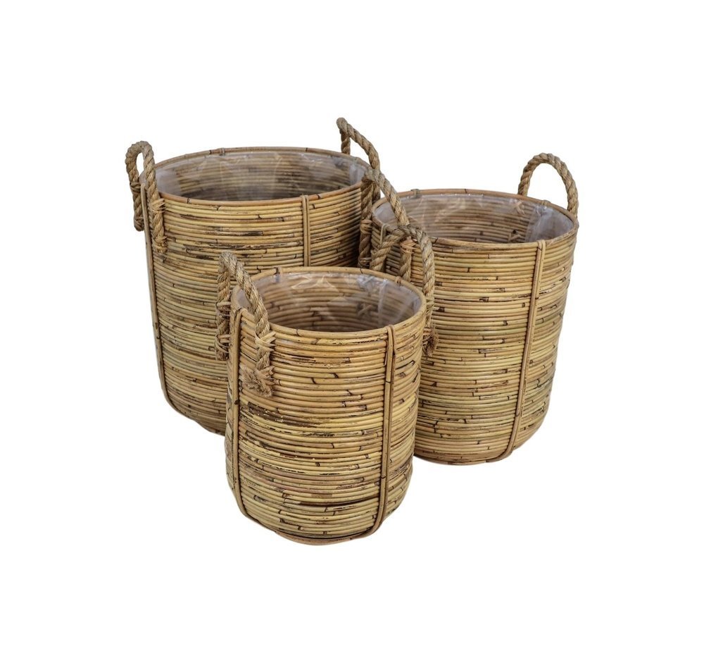 Korbset Kika Rattan 3er