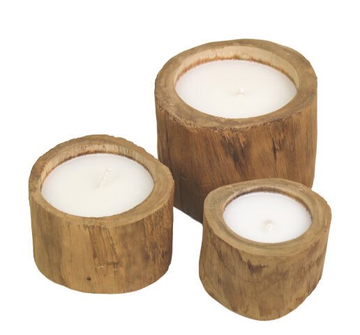 HSM Collection Naturholz Kerze Teak online kaufen bei SKANDEKO