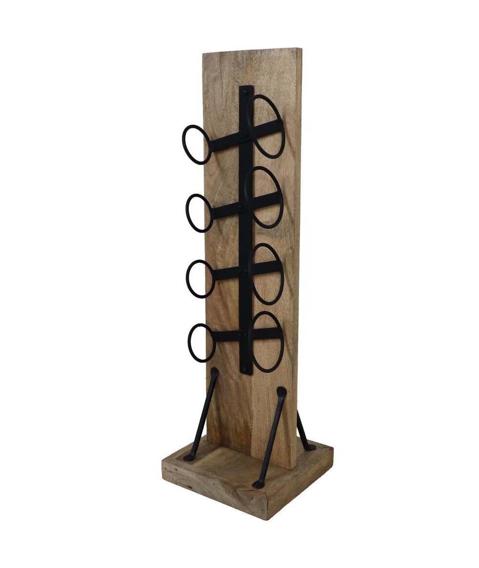 HSM Collection Stehendes Weinregal Holz Metall online kaufen bei SKANDEKO