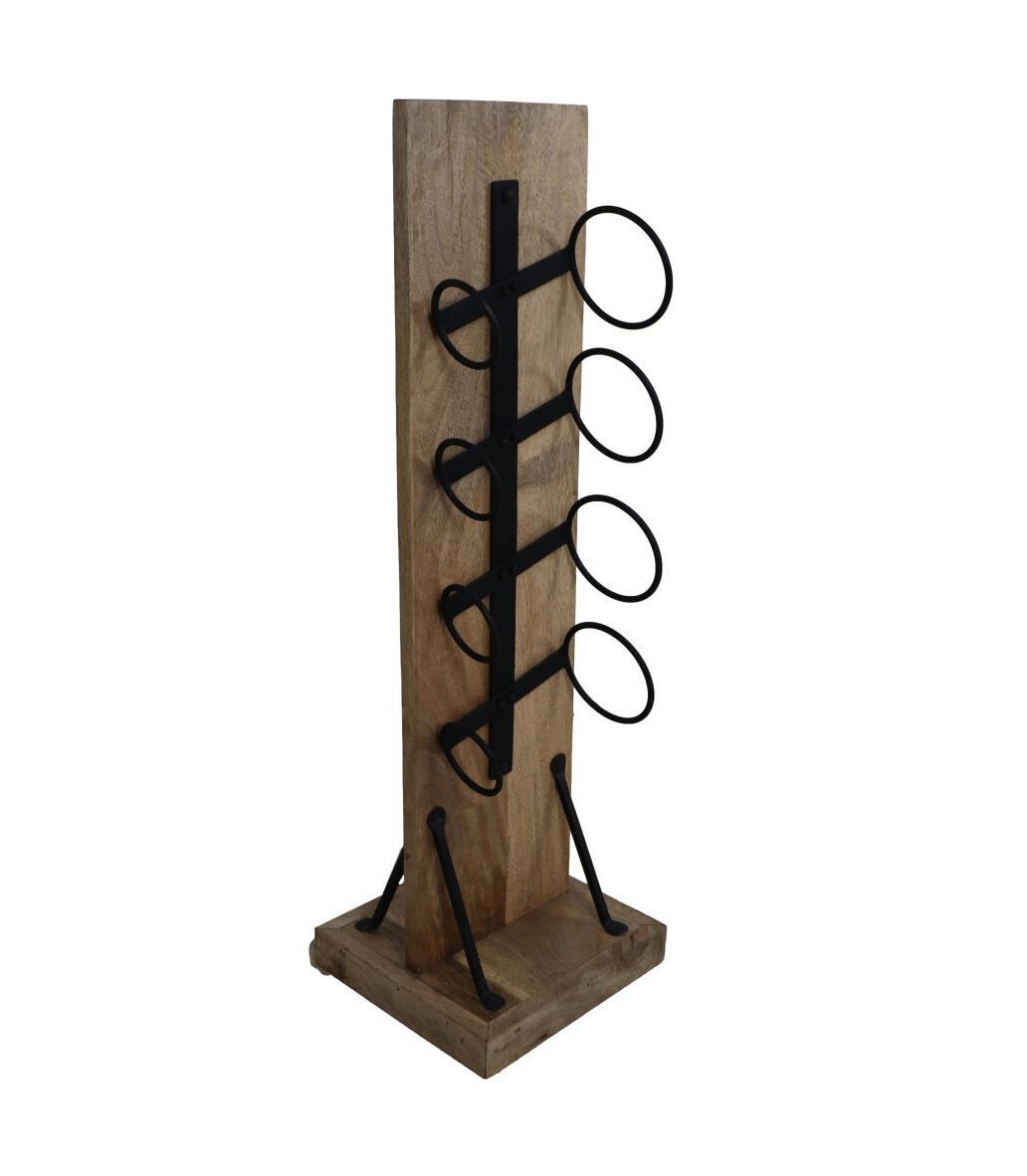HSM Collection Stehendes Weinregal Holz Metall online kaufen bei SKANDEKO (Ansicht 2)