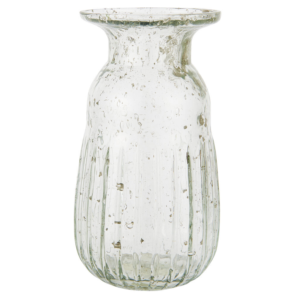 Hyazinthenvase pebbled Glas