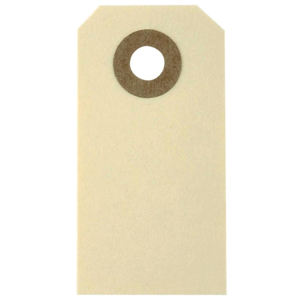 Anhängeschild aus Papier
