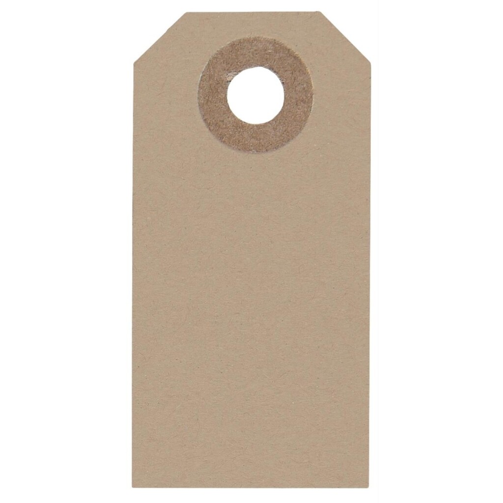 Anhängeschild aus Papier
