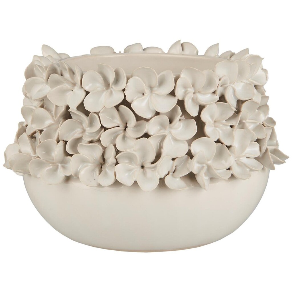 Blumentopf mit Schmuck Hortensia