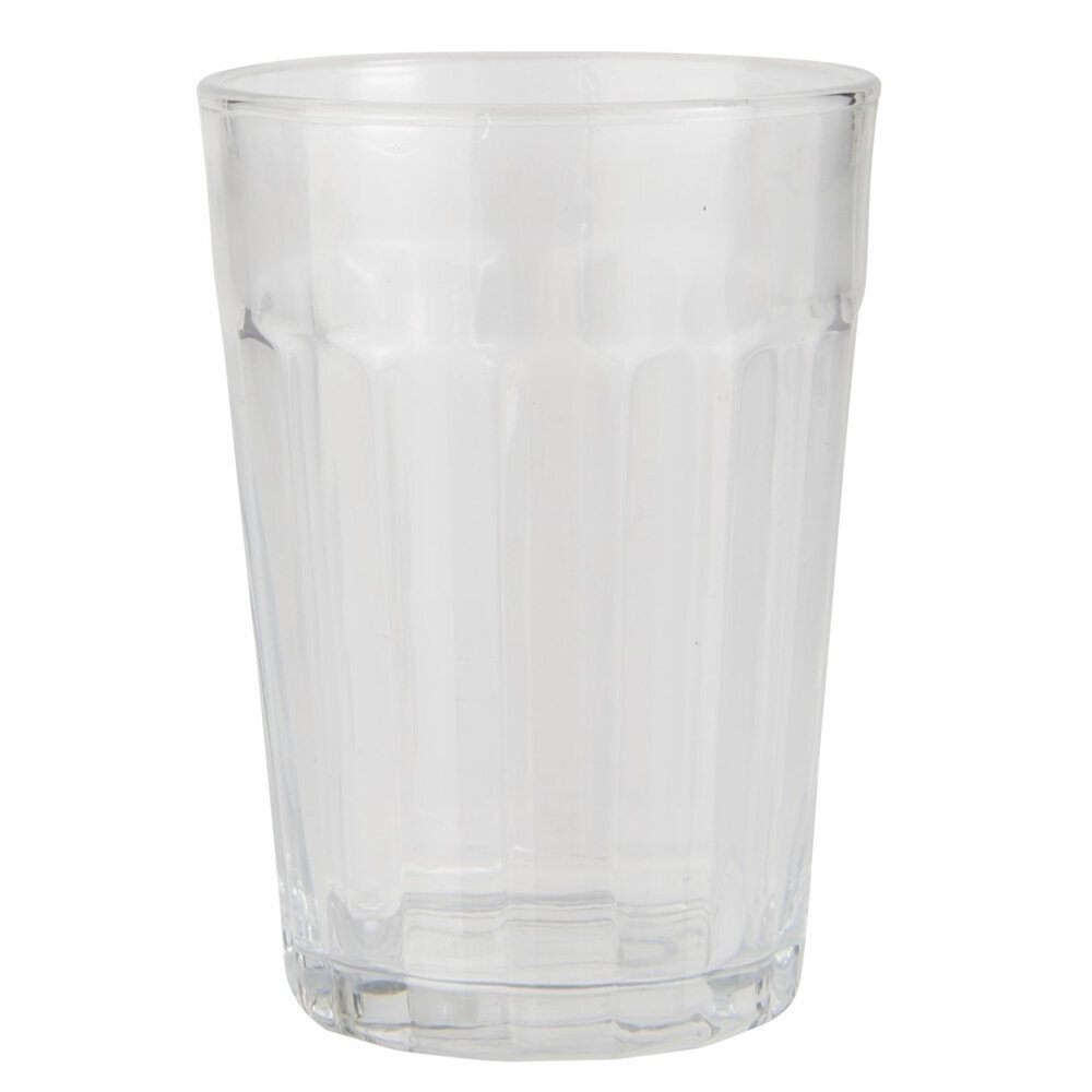Trinkglas mit Rillen