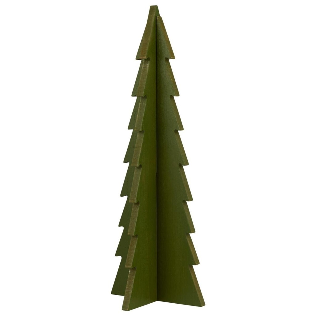 Deko Tannenbaum stehend aus Holz