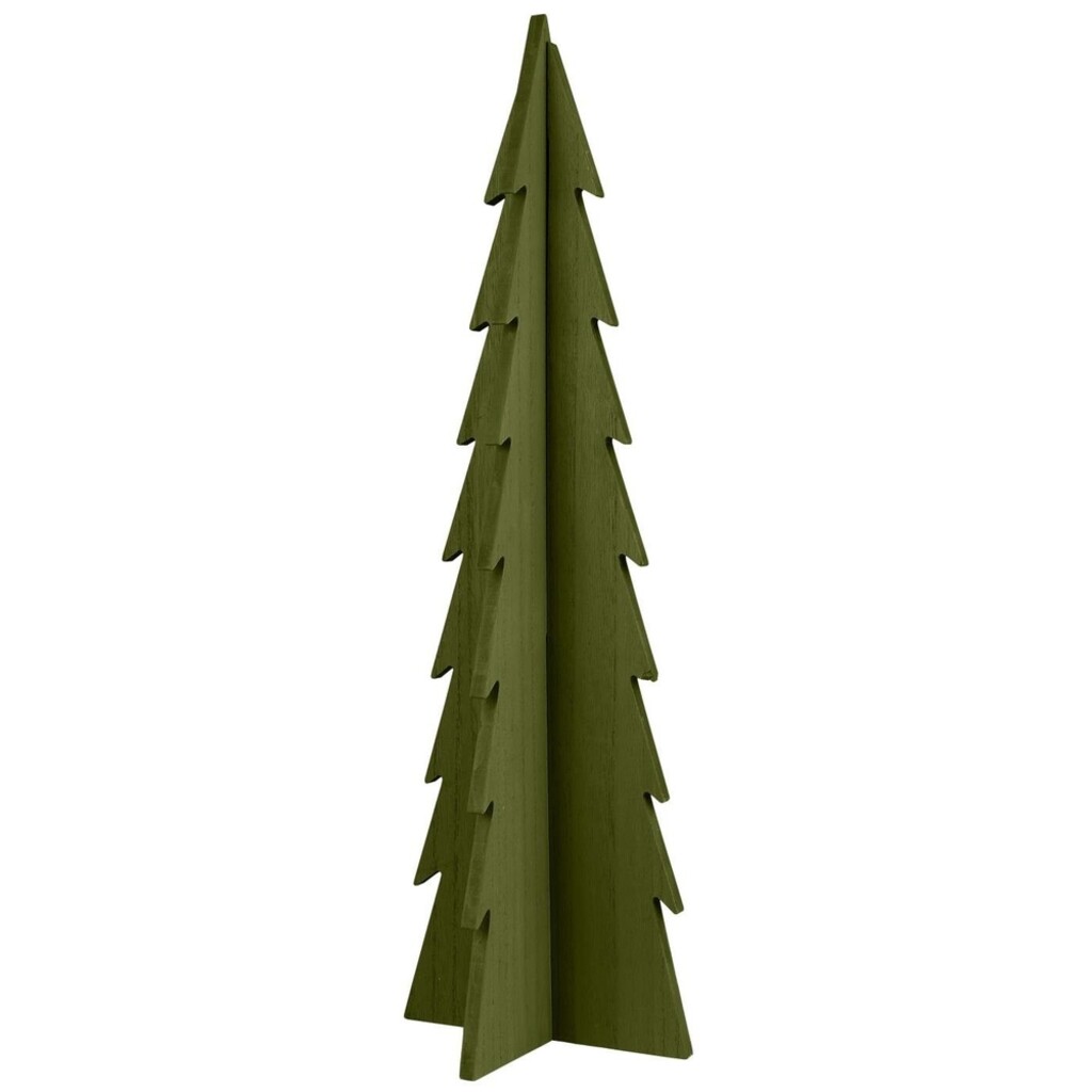 Deko Tannenbaum stehend aus Holz