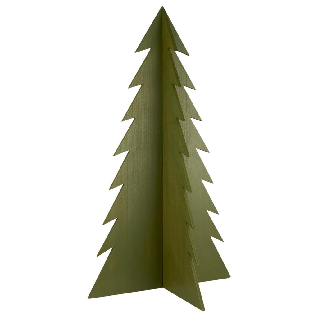 Deko Tannenbaum stehend aus Holz