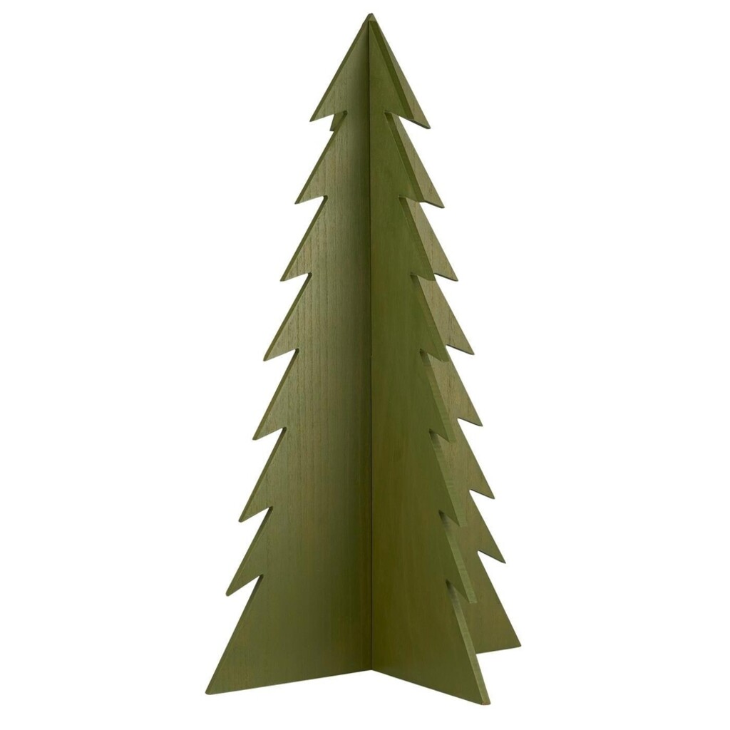 Deko Tannenbaum stehend aus Holz