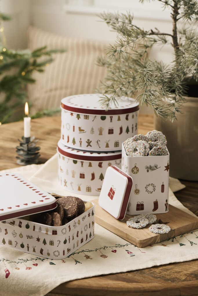 IB Laursen Dose mit Weihnachtsmotiven viereckig online kaufen bei SKANDEKO (Ansicht 2)
