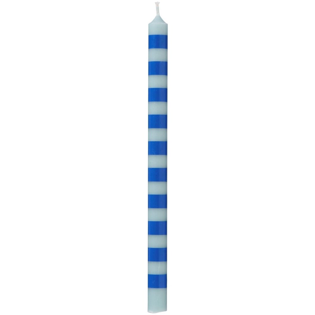 Gestreifte dünne Kerze 20 cm von IB Laursen