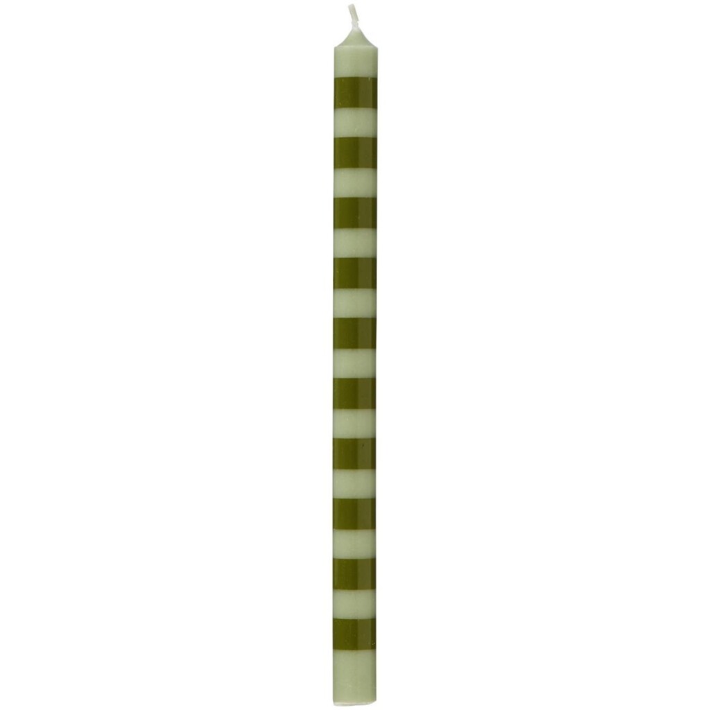 IB Laursen Gestreifte dünne Kerze 20 cm von IB Laursen online kaufen bei SKANDEKO