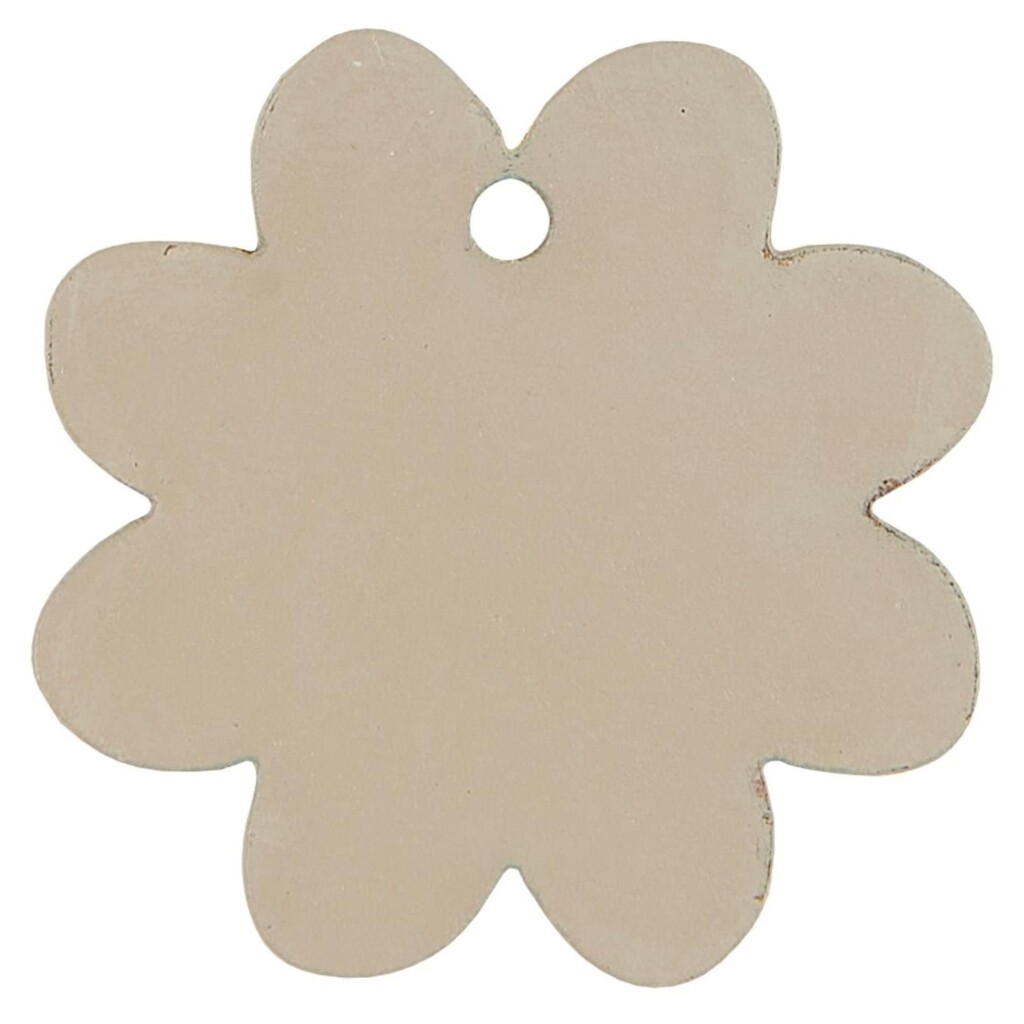 Geschenkanhänger aus Holz Blume