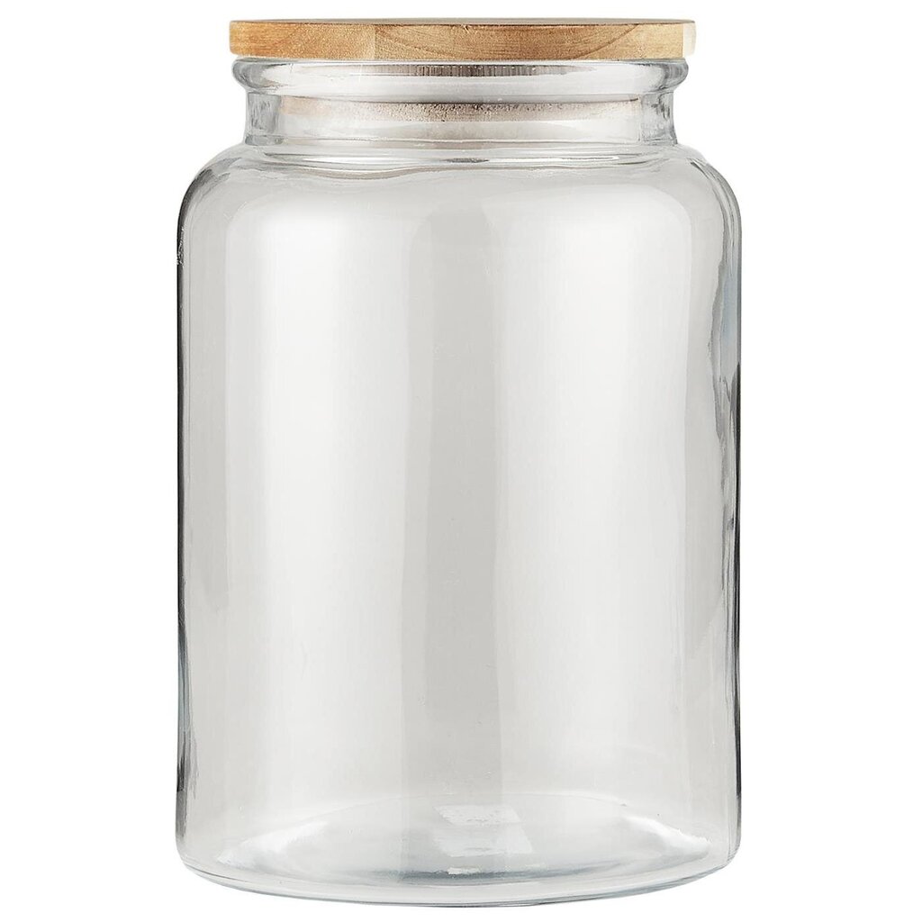 IB Laursen Glas Behälter mit Holzdeckel
