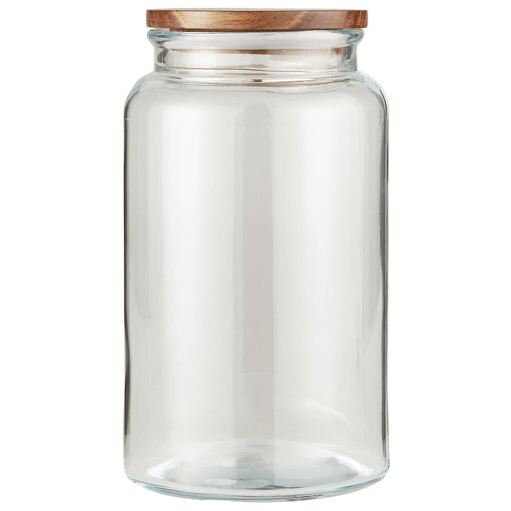 IB Laursen Glas Behälter mit Holzdeckel