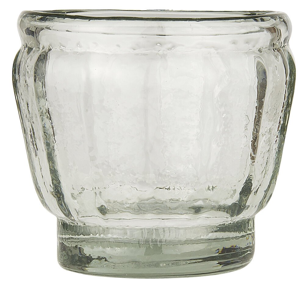 Glas mit Rillen