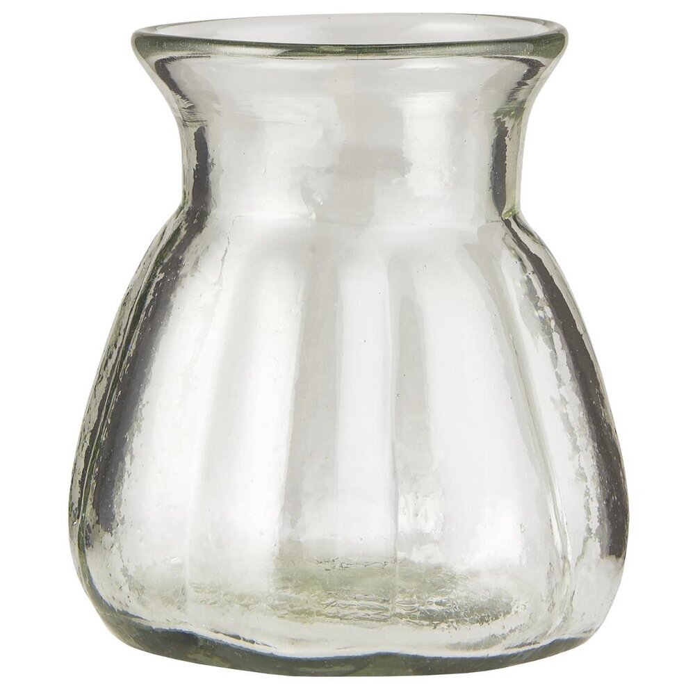 IB Laursen Glas-Vase mit breiten Rillen mundgeblasen online kaufen bei SKANDEKO