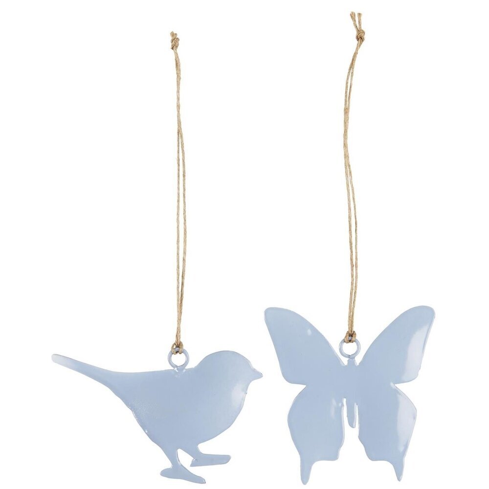 Hängefiguren Vogel und Schmetterling 2er