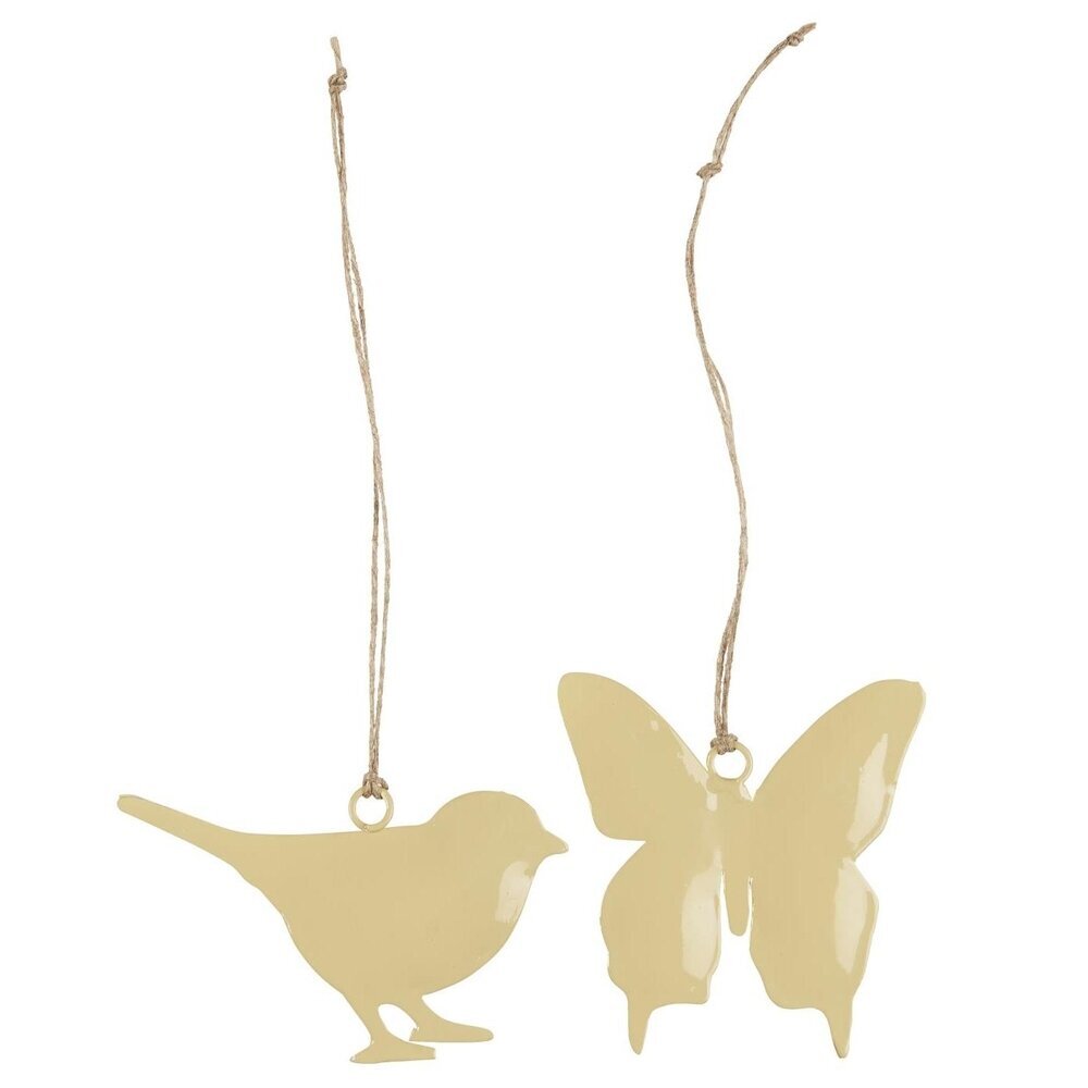 Hängefiguren Vogel und Schmetterling 2er