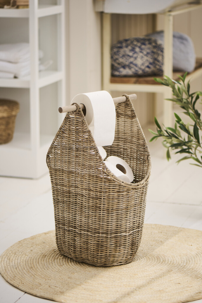 IB Laursen Korb mit Toilettenpapierhalter Rattan online kaufen bei SKANDEKO (Ansicht 2)