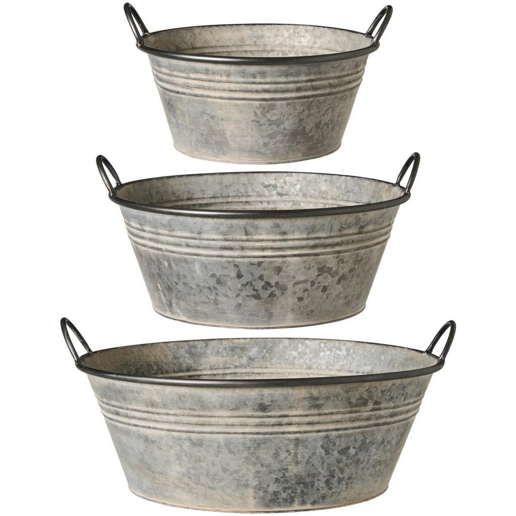 IB Laursen Pflanzkübel-Set Urban Garden 3-teilig online kaufen bei SKANDEKO