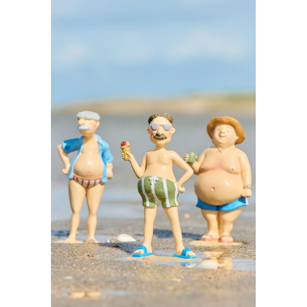 IB Laursen Dekofigur Strandkönig – Männer in Badebekleidung