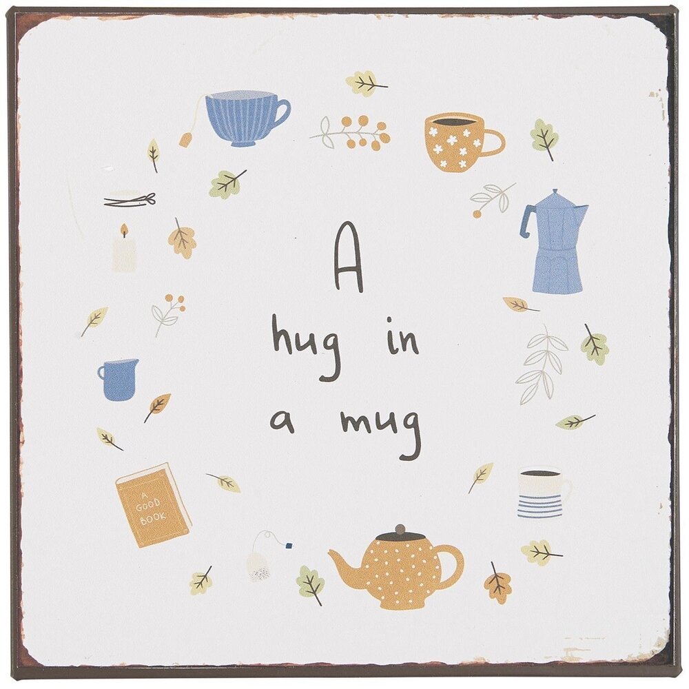 IB Laursen Metallschild A hug in a mug online kaufen bei SKANDEKO