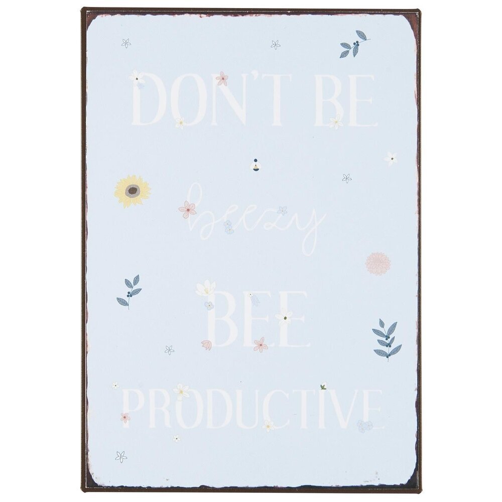 IB Laursen Metallschild Don't be beezy bee productive online kaufen bei SKANDEKO