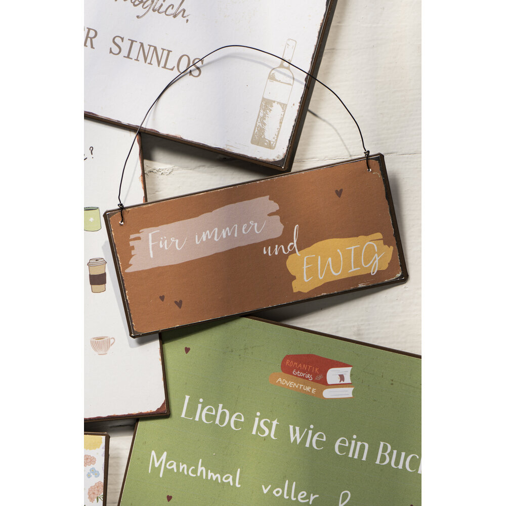 IB Laursen Metallschild Für immer und ewig online kaufen bei SKANDEKO (Ansicht 2)