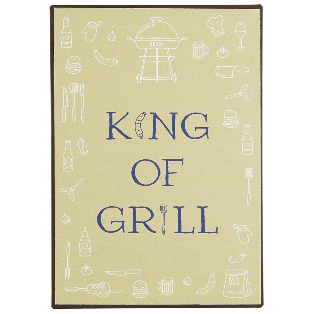 IB Laursen Metallschild King of Grill online kaufen bei SKANDEKO