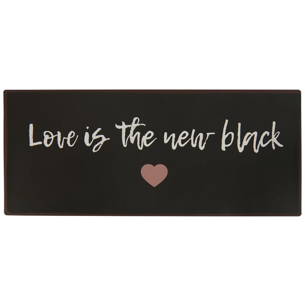 IB Laursen Metallschild Love is the new black online kaufen bei SKANDEKO