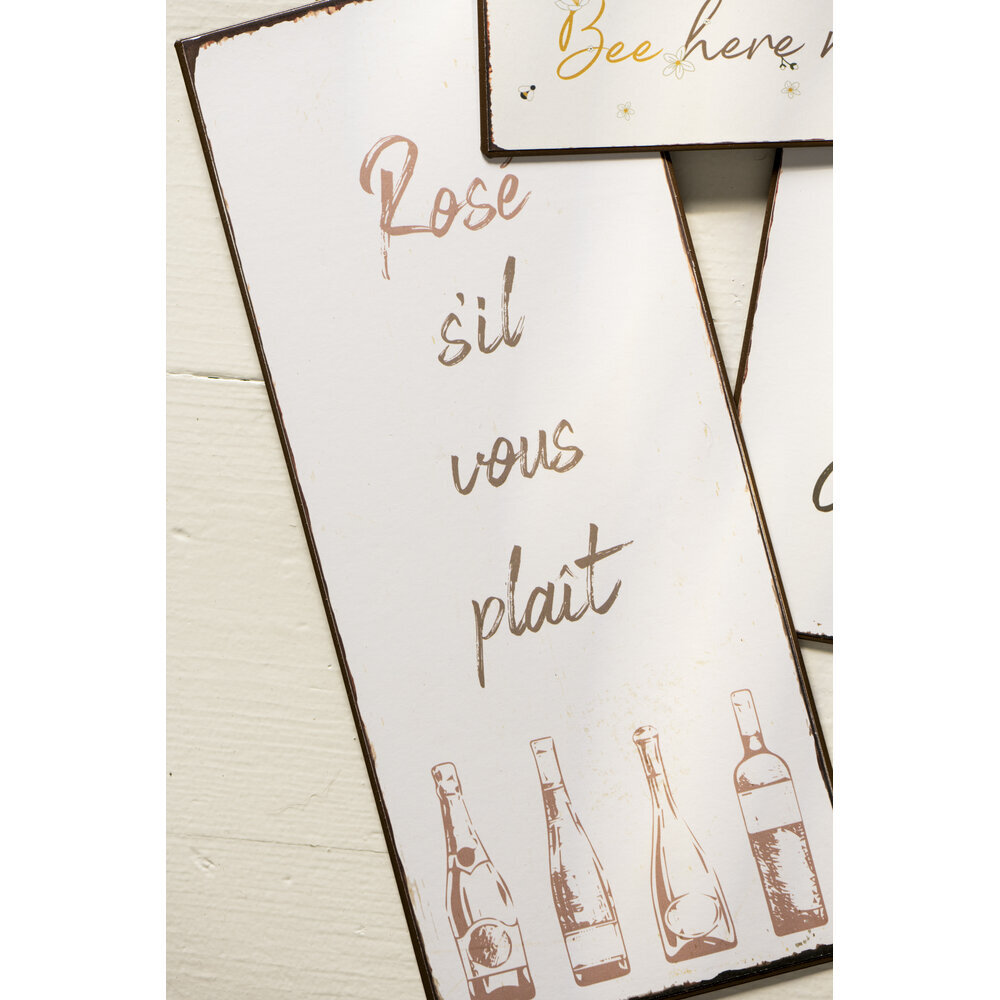 IB Laursen Metallschild Rosé s'il vous plaît online kaufen bei SKANDEKO (Ansicht 2)