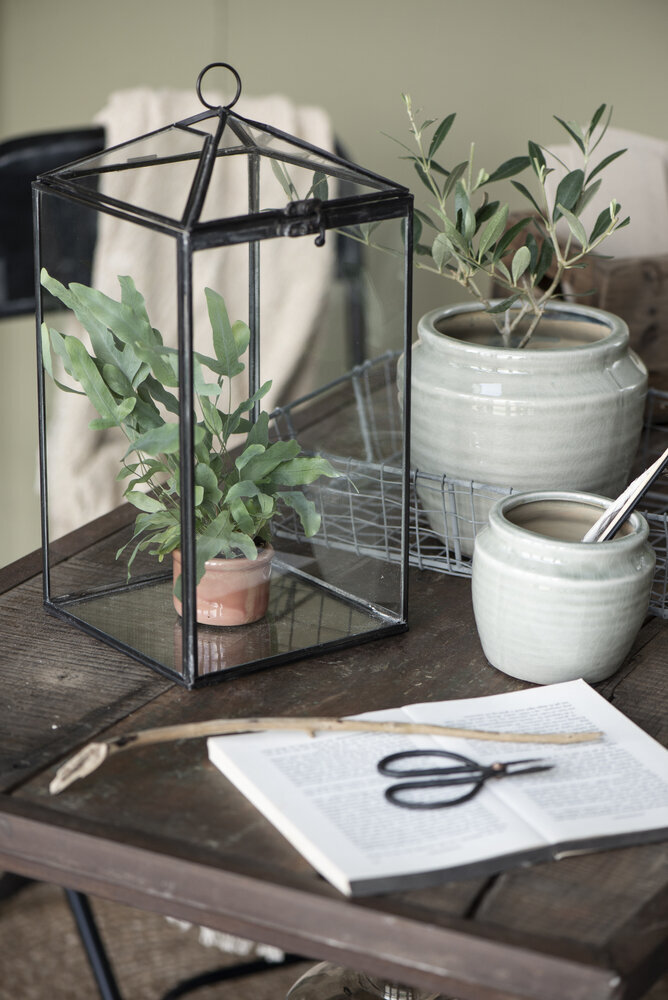 IB Laursen Mini Blumentopf Hilda mit krakelierter Oberfläche online kaufen bei SKANDEKO (Ansicht 2)