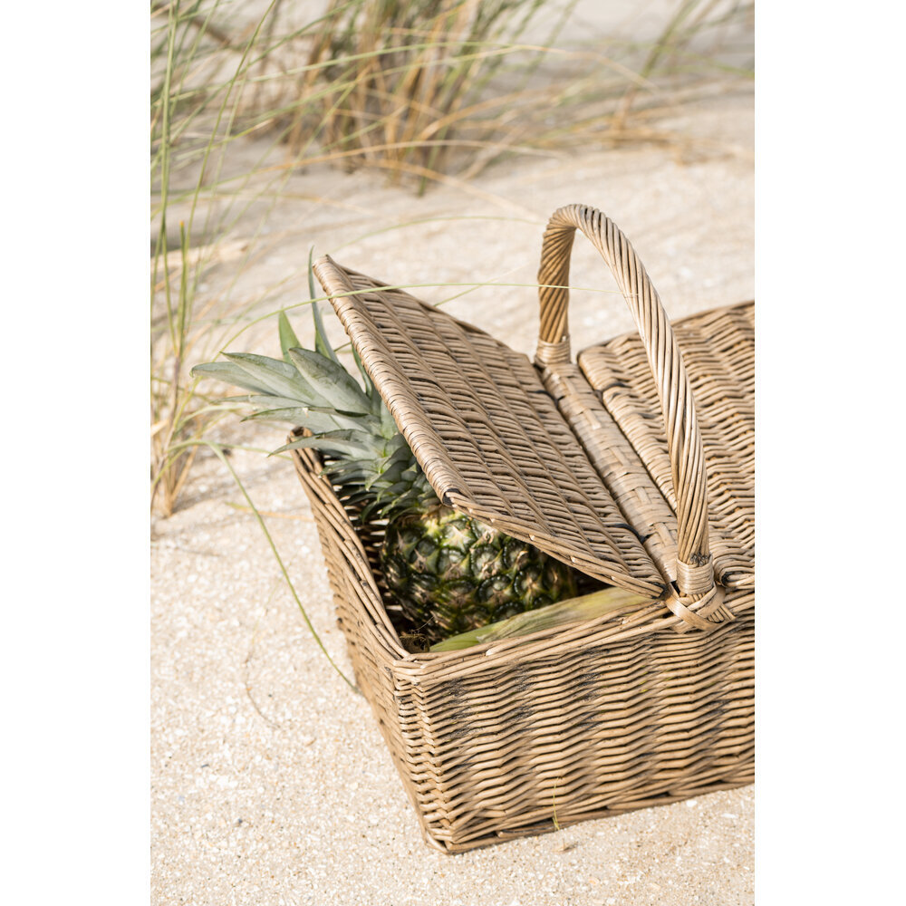 IB Laursen Picknickkorb mit Deckel und Henkel online kaufen bei SKANDEKO (Ansicht 2)