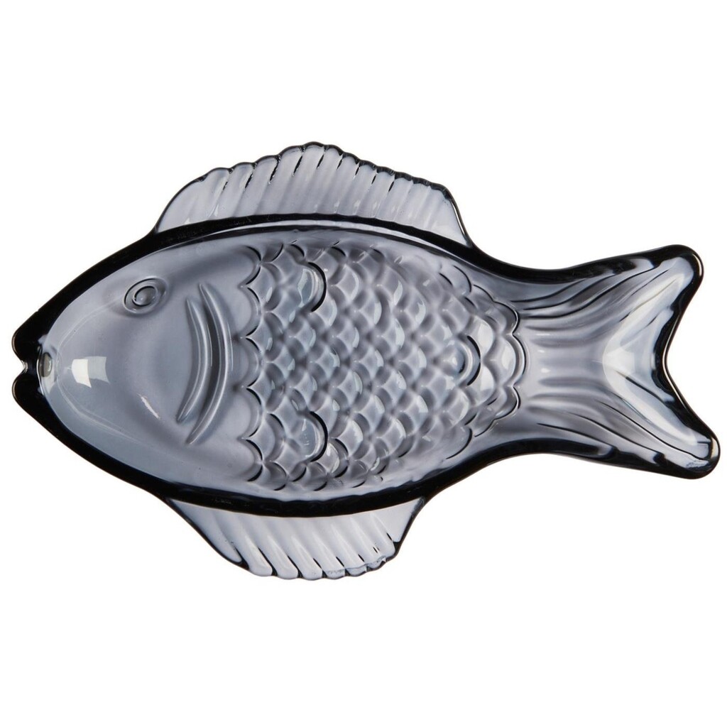 IB Laursen Platte fischförmig aus Glas online kaufen bei SKANDEKO