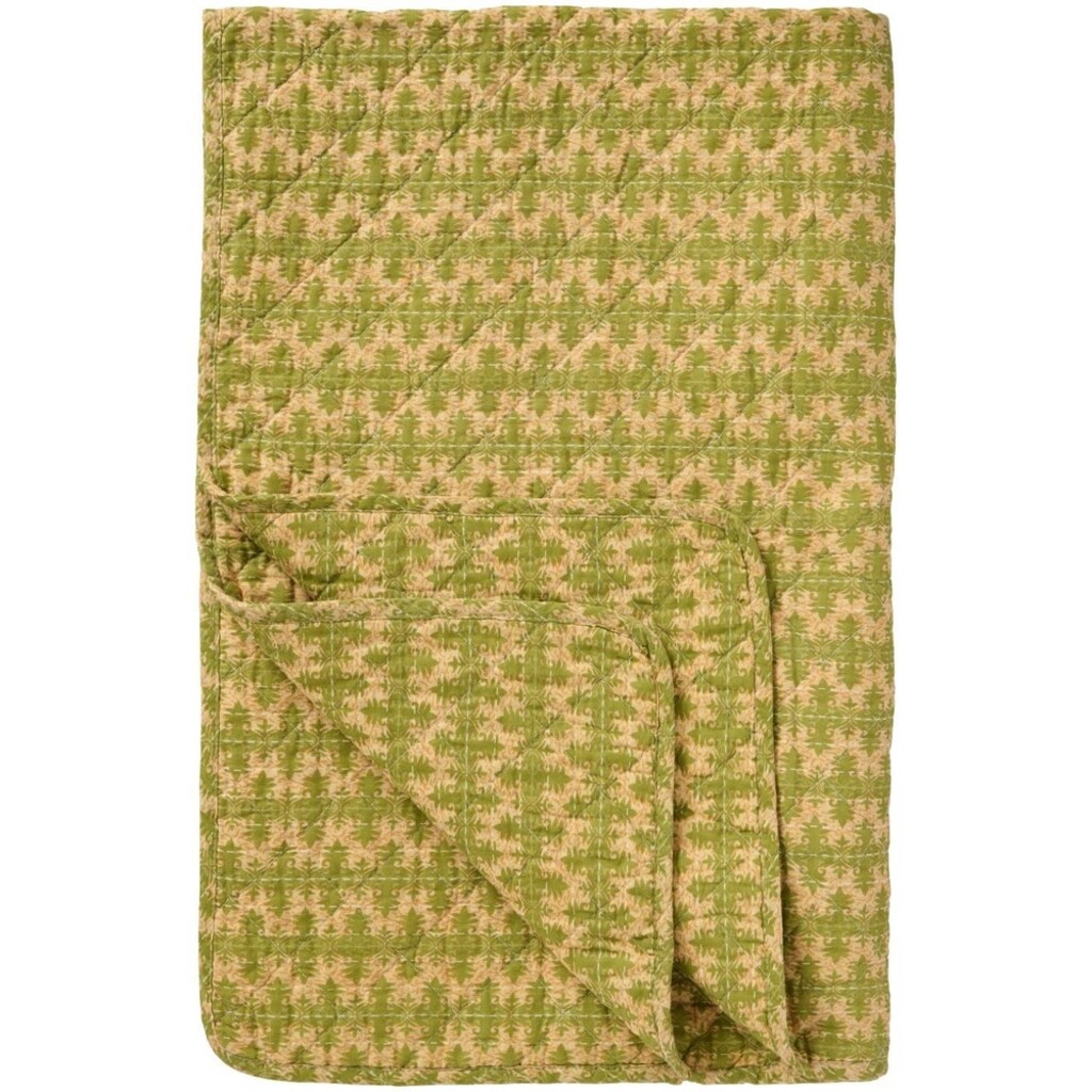 IB Laursen Quilt Flora mit Grünem Muster online kaufen bei SKANDEKO